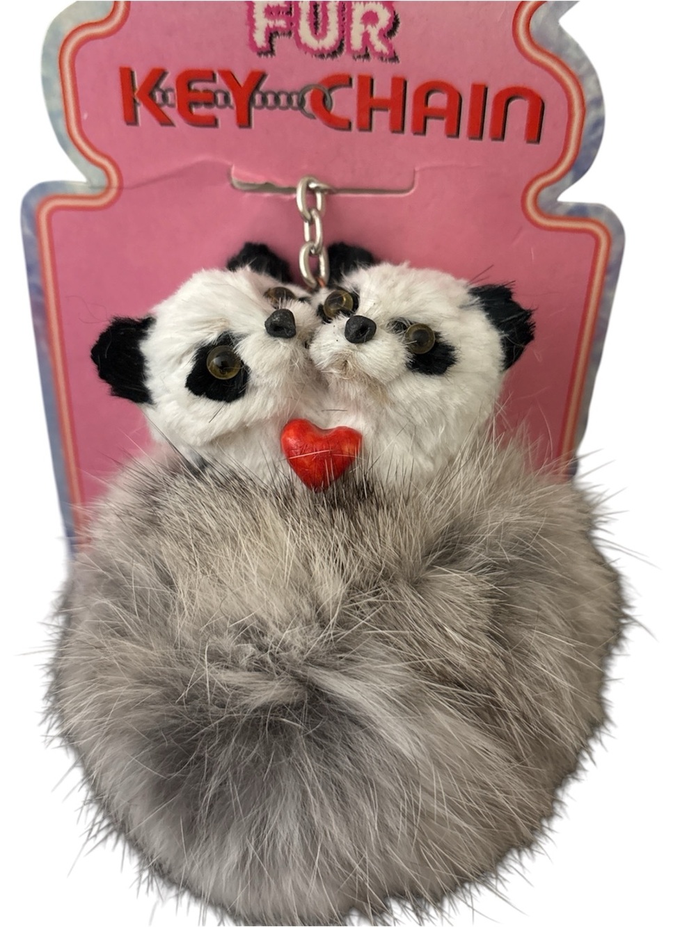 Vintage 1999 Furry Animal Pom Keychains NWT Pick One - Picture 4 of 6